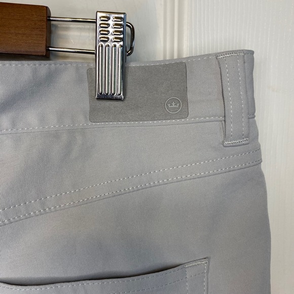 Peter Millar EB66 Performance Pants Mens 35x32 Five Pocket Grey Golf Casual - Picture 3 of 5